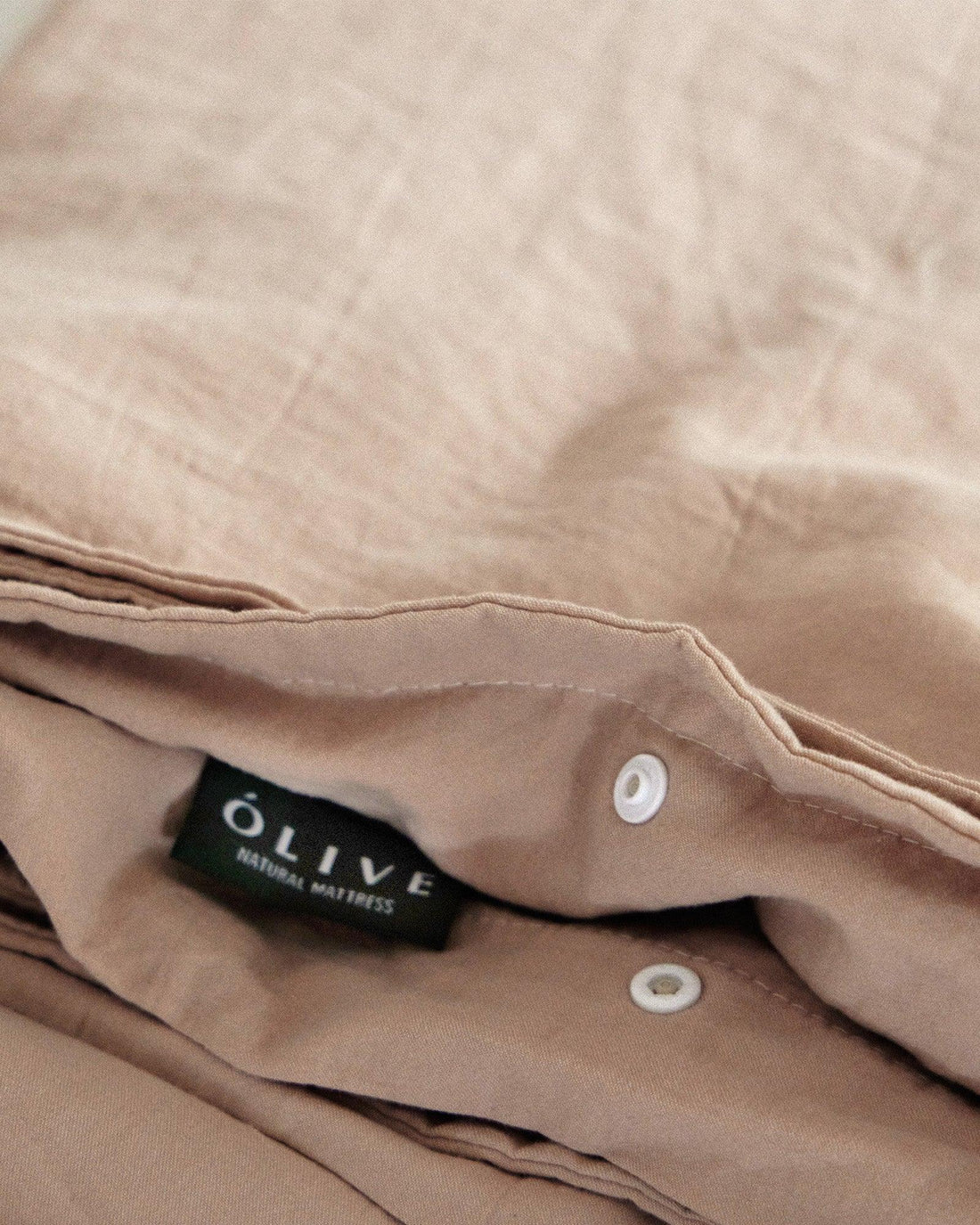 100%純棉水洗寢具組|日暮米 x 棉花白 - ÓLIVE